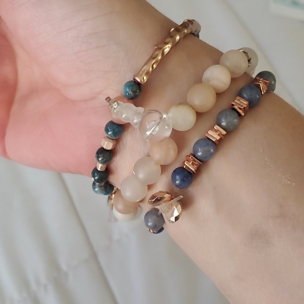 Stacking Bracelets-Genuine Gemstone - image 3